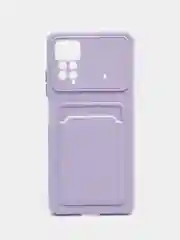 Лавандовый чехол XIAOMI REDMI NOTE 12 PRO 4g / REDMI NOTE 11 PRO/ Redmi Note 11e pro карман для карты