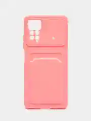 Розовый чехол XIAOMI REDMI NOTE 12 PRO 4g / REDMI NOTE 11 PRO/ Redmi Note 11e pro карман для карты