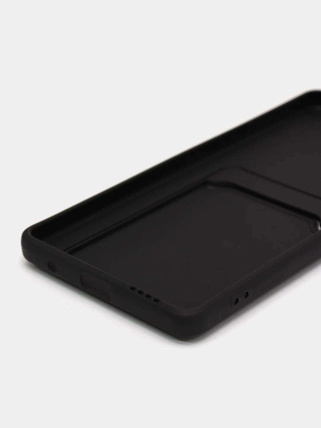 Угольный чехол XIAOMI Redmi Note 10 Pro с карманом для пластиковой карты