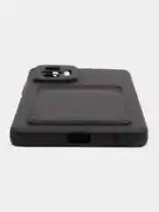 Угольный чехол XIAOMI Redmi Note 10 Pro с карманом для пластиковой карты