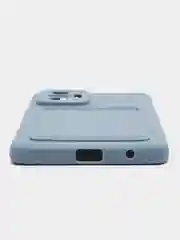 Серый чехол XIAOMI Redmi Note 10 Pro с карманом для пластиковой карты