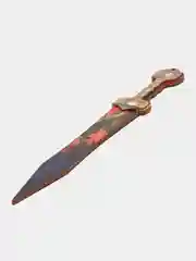 Алый гладиус, деревянный римский меч, игрушечное оружие