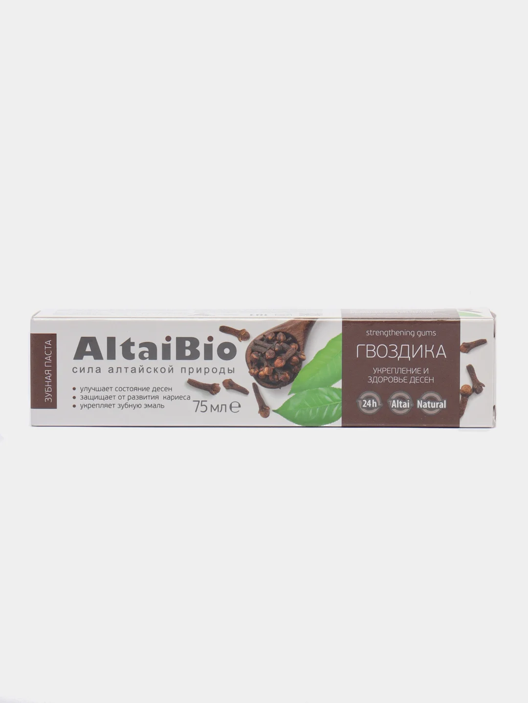 Зубная паста АлтайБио (Altaibio) ГВОЗДИКА 75мл Ежедневный уход за зубами и деснами