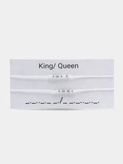 Парные браслеты Морзе "King/ Queen"