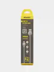 Белый зарядка / Кабель зарядный AWEI CL-63 (Micro-USB/Type-C/Lightning) для Android и iPhone