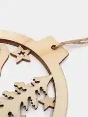 Новогодняя ёлочная игрушка из дерева, игрушка на ёлку