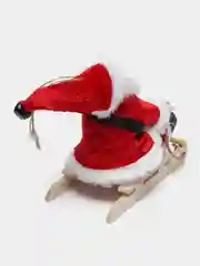 Вишнёвый новогодняя ёлочная игрушка "Дед Мороз", "Санта Клаус"