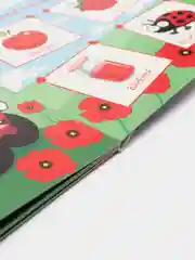 Белый картонная книга "Синий трактор"