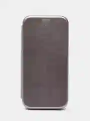Серебряный чехол-книжка на Samsung Galaxy A5 2017 (A520), Самсунг Галакси А5 2017 (А520)