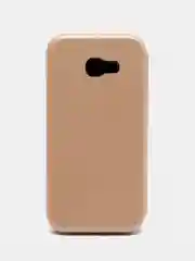 Золотой чехол-книжка на Samsung Galaxy A5 2017 (A520), Самсунг Галакси А5 2017 (А520)