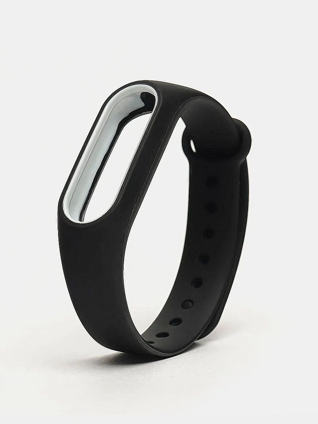Коричневый силиконовый ремешок на Xiaomi Mi Band 2