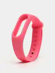 Розовый силиконовый ремешок на Xiaomi Mi Band 2