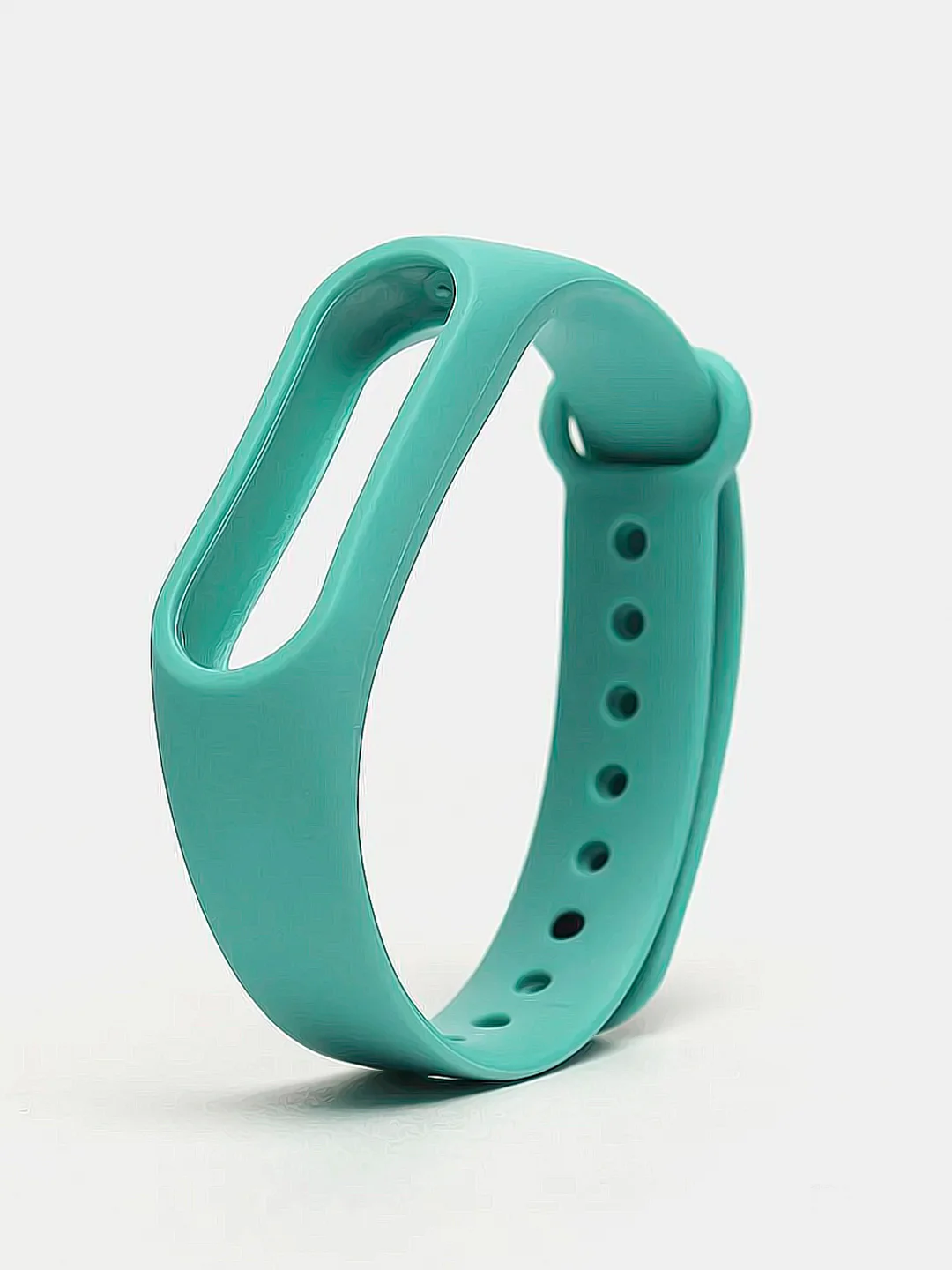 Бирюзовый силиконовый ремешок на Xiaomi Mi Band 2