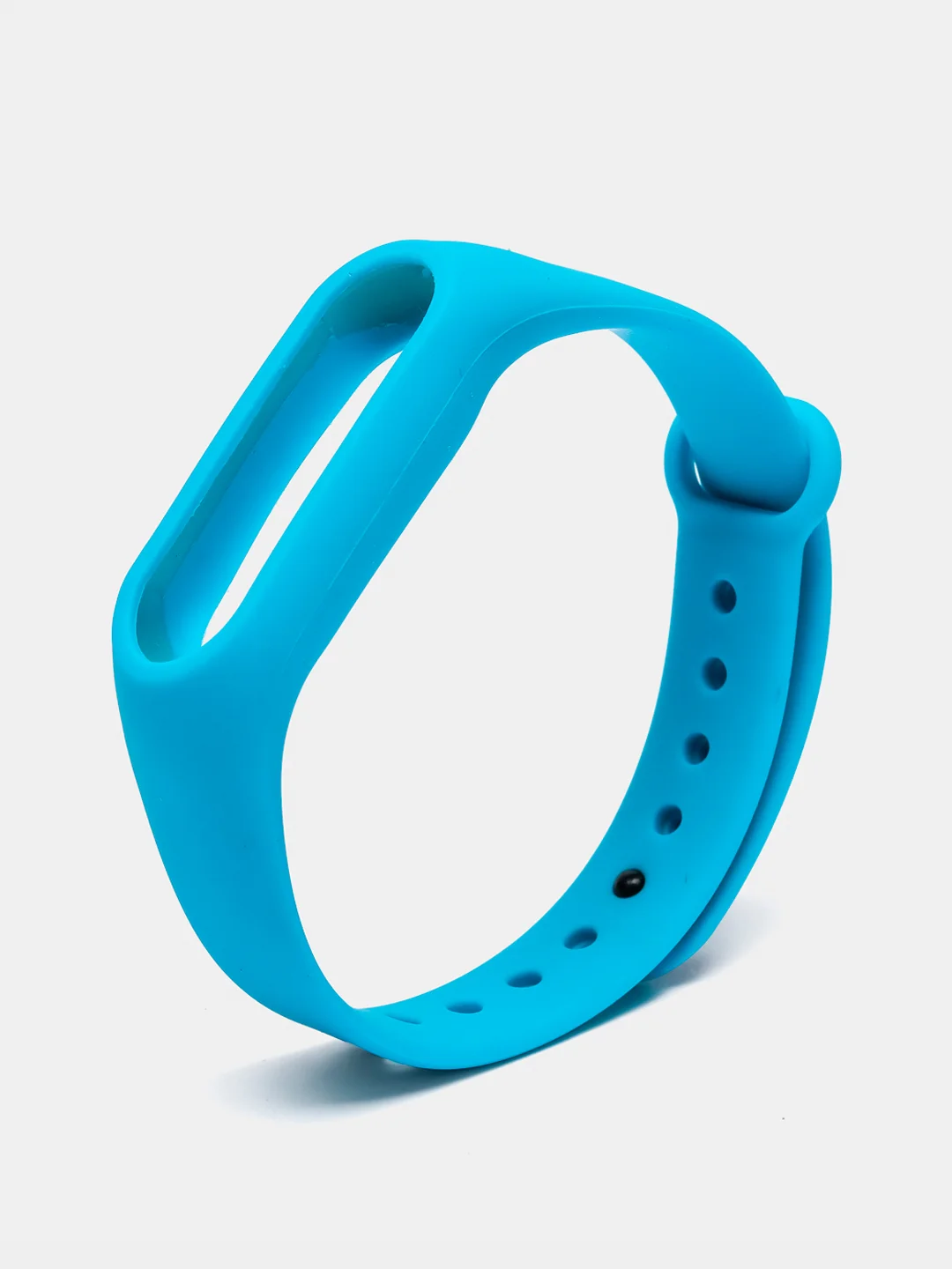 Синий силиконовый ремешок на Xiaomi Mi Band 2