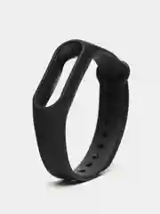 Черный силиконовый ремешок на Xiaomi Mi Band 2