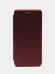 Багровый чехол-книжка для Infinix Hot 12 Play NFC (Инфиникс Хот 12 Плей)