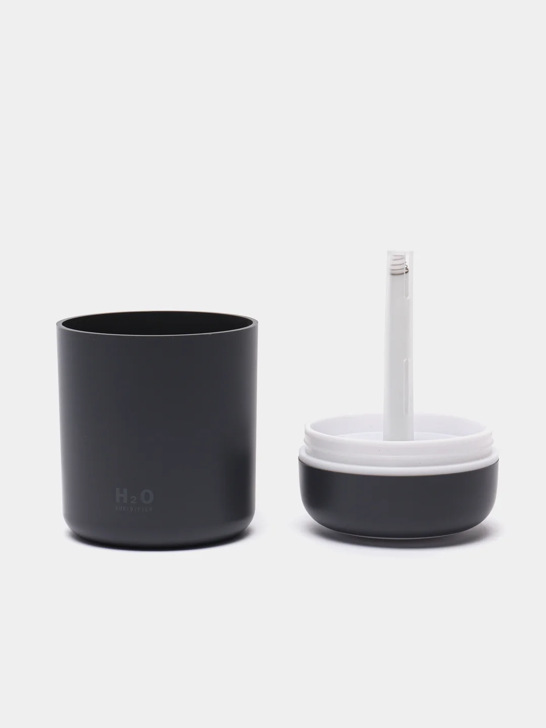 Черный ультразвуковой увлажнитель воздуха Humidifier, с подсветкой