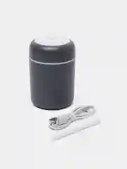 Черный ультразвуковой увлажнитель воздуха Humidifier, с подсветкой