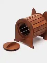 Копилка для денег, деревянная