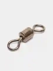 Серебряный вертлюжок цилиндр/вертлюг рыболовный/10 шт