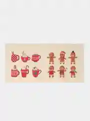Алый ткань для рукоделия и шитья, хлопок: двунитка, 80х40 см