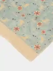 Светло-синий ткань для рукоделия и шитья, хлопок: двунитка, 80х40 см