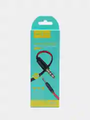 Красный аудиокабель Hoco UPA16 AUX 3.5 mm, 2 м
