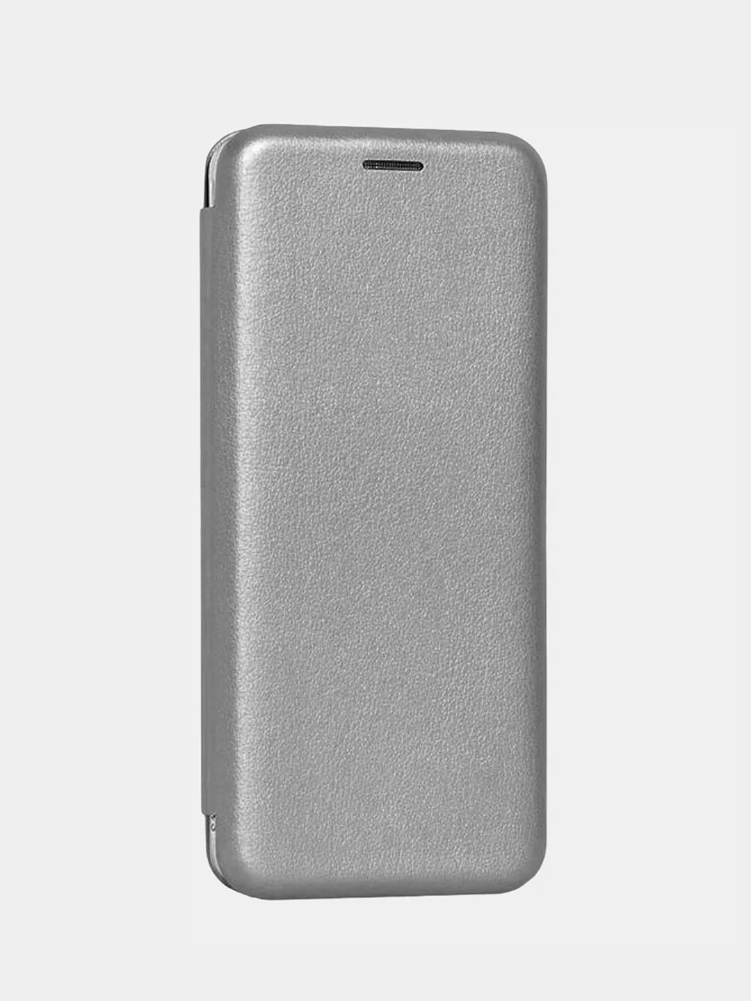 Серебряный чехол-книжка Xiaomi Redmi 9 (Сяоми Редми 9)