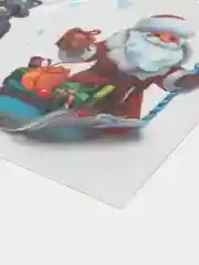 Индиго новогодняя наклейка на окно