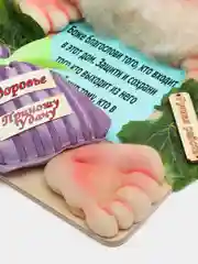 Бежевый домовенок Кузя, на стену