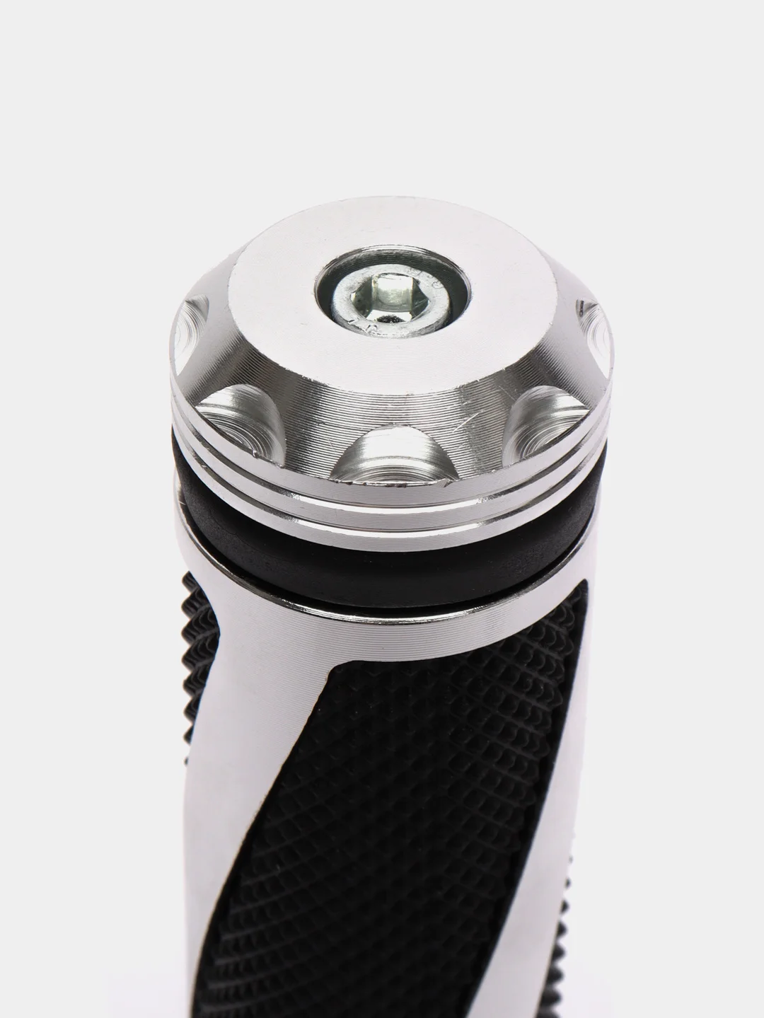 Ручки руля MOAL SILVER, D 22 мм, резина, алюминий