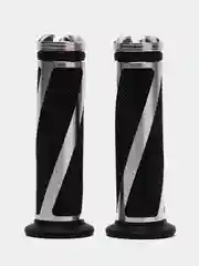 Ручки руля MOAL SILVER, D 22 мм, резина, алюминий