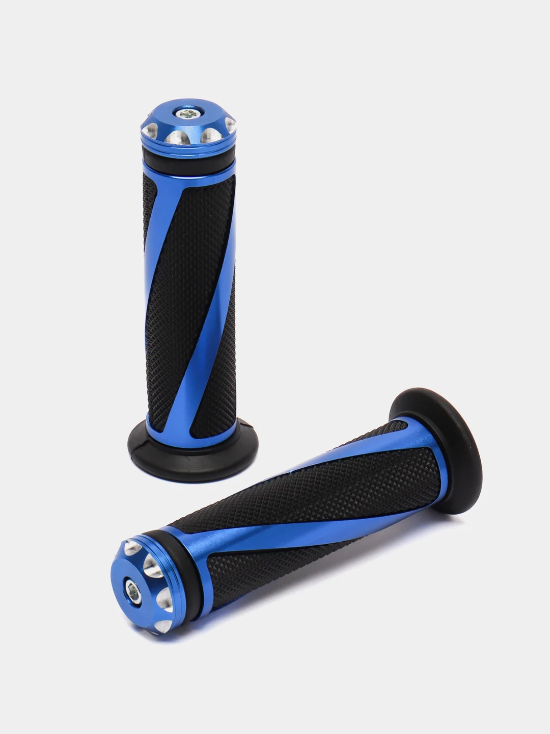 Ручки руля MOAL BLUE, D 22 мм, резина, алюминий