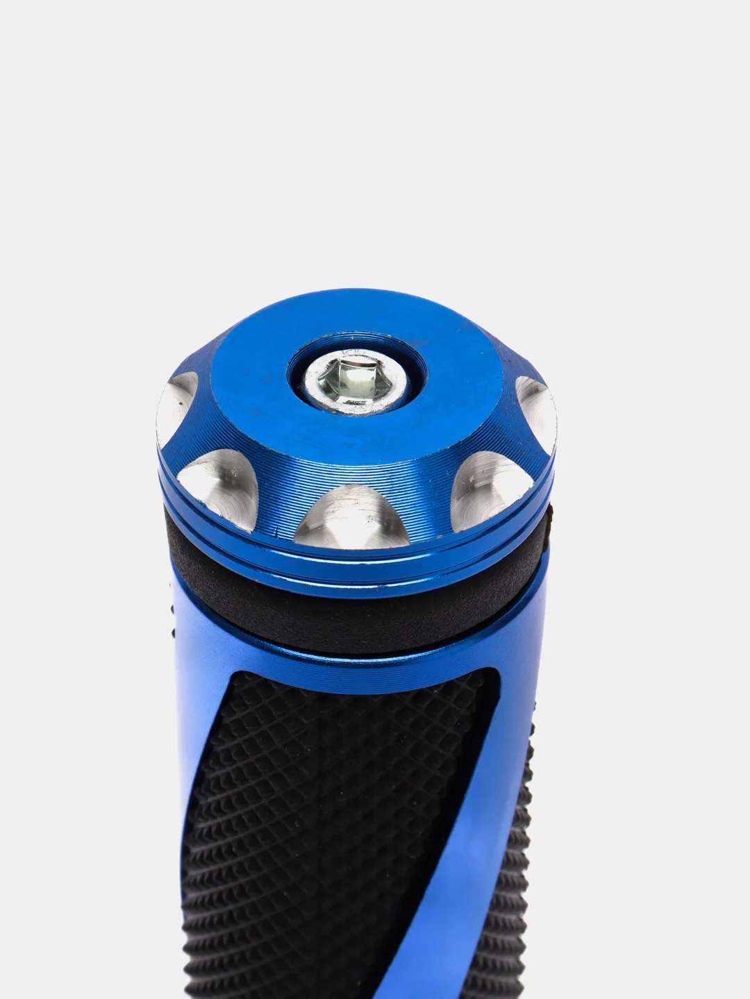 Ручки руля MOAL BLUE, D 22 мм, резина, алюминий