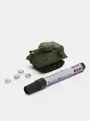 Зелёный хаки игрушка, "Машина едет по нарисованной линии"