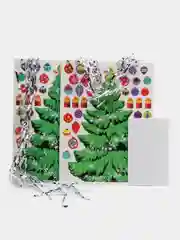 Зеленый новогодняя ёлочка. Набор для творчества, 3D модель