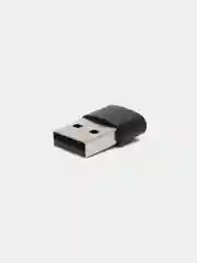 Черный переходник Type-C 2.0 на USB 2.0