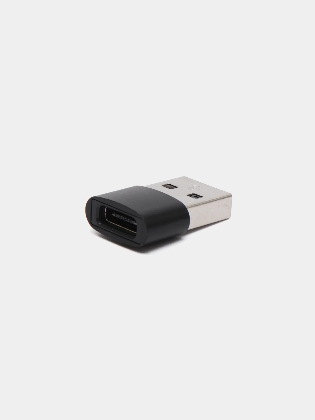 Черный переходник Type-C 2.0 на USB 2.0