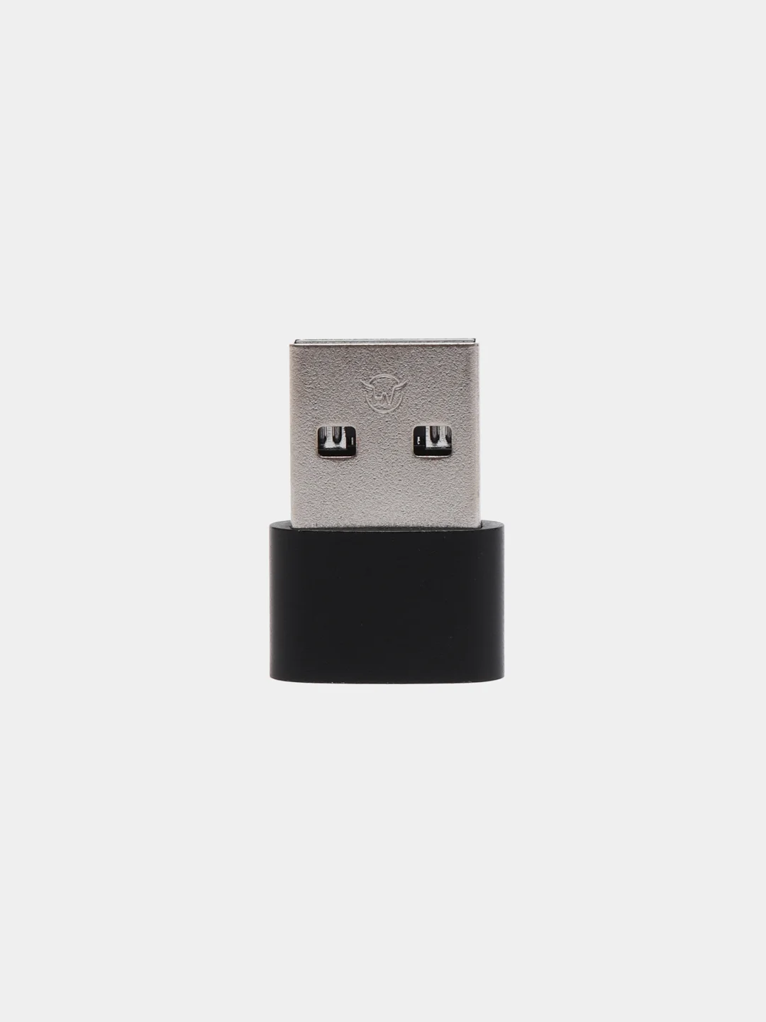 Черный переходник Type-C 2.0 на USB 2.0