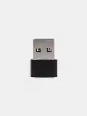 Черный переходник Type-C 2.0 на USB 2.0
