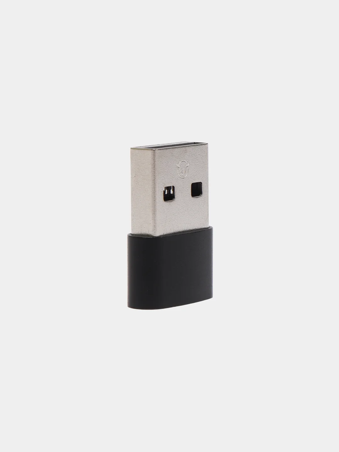 Черный переходник Type-C 2.0 на USB 2.0