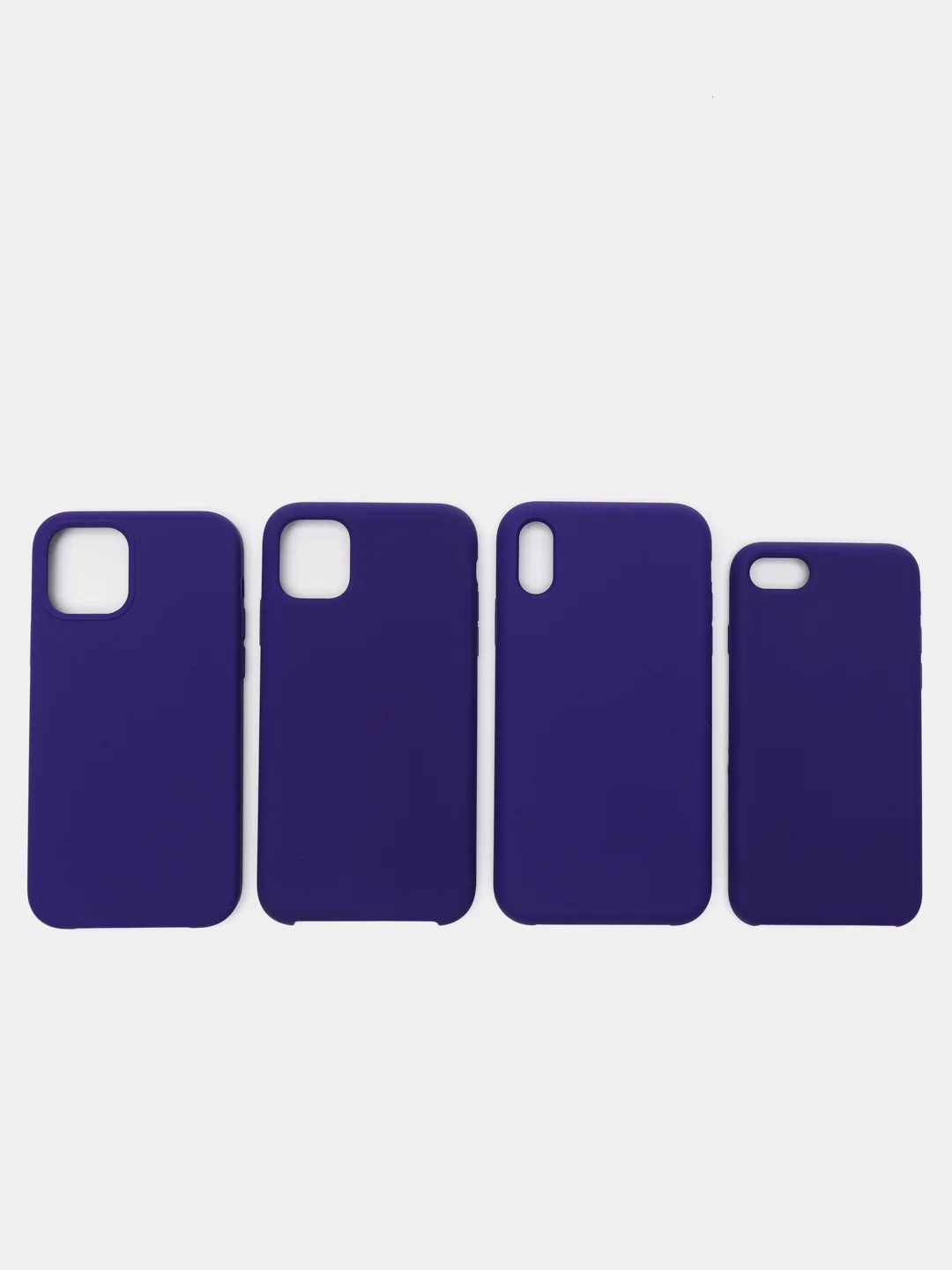 Индиго чехол для iPhone 12, 11, 7, 8, Pro, Max, Plus силиконовый айфон
