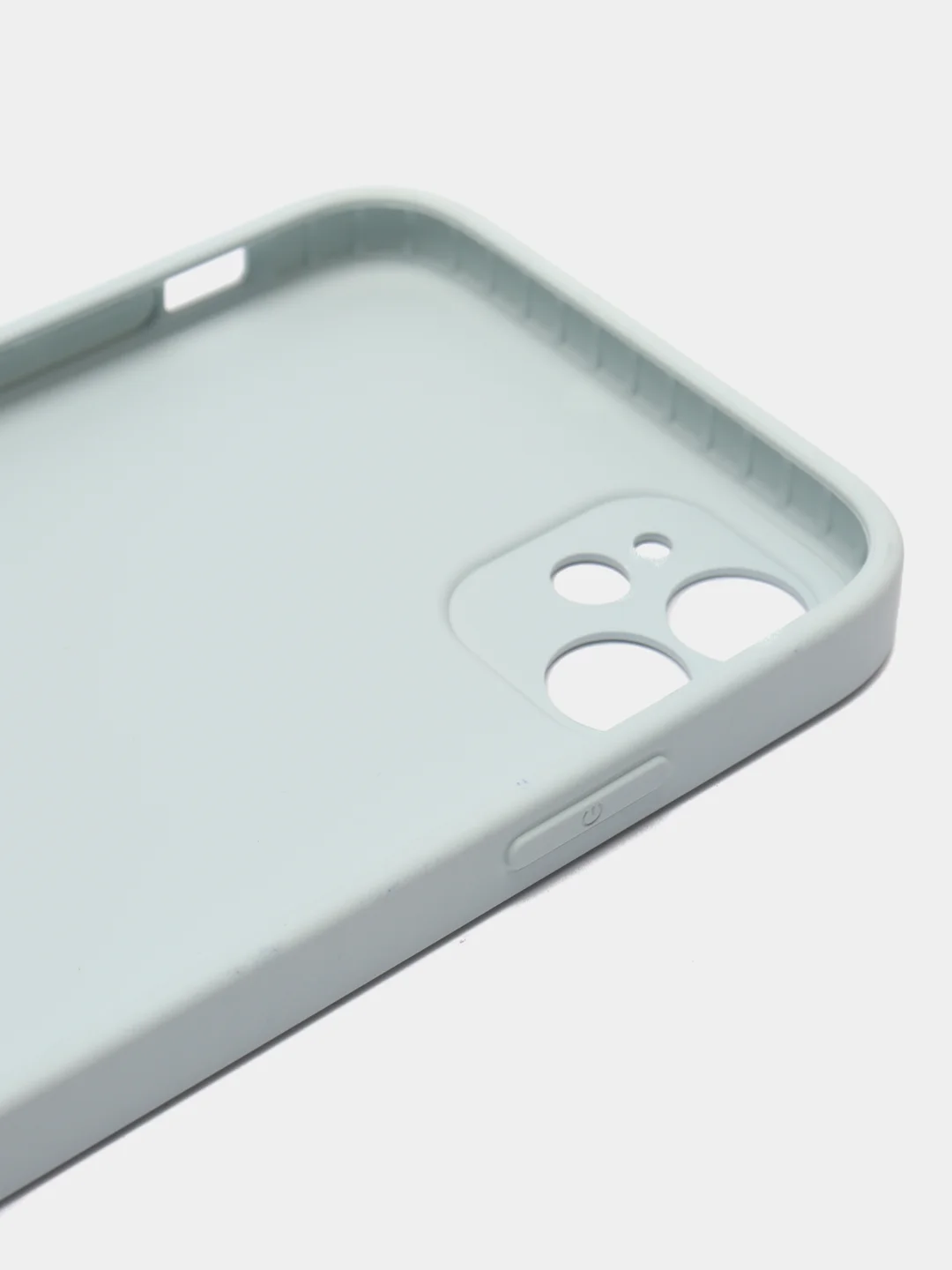 Ледяной чехол для iPhone 11, силиконовый, со стеклянной панелью
