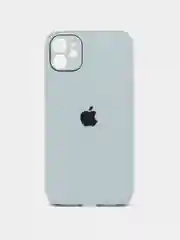 Ледяной чехол для iPhone 11, силиконовый, со стеклянной панелью