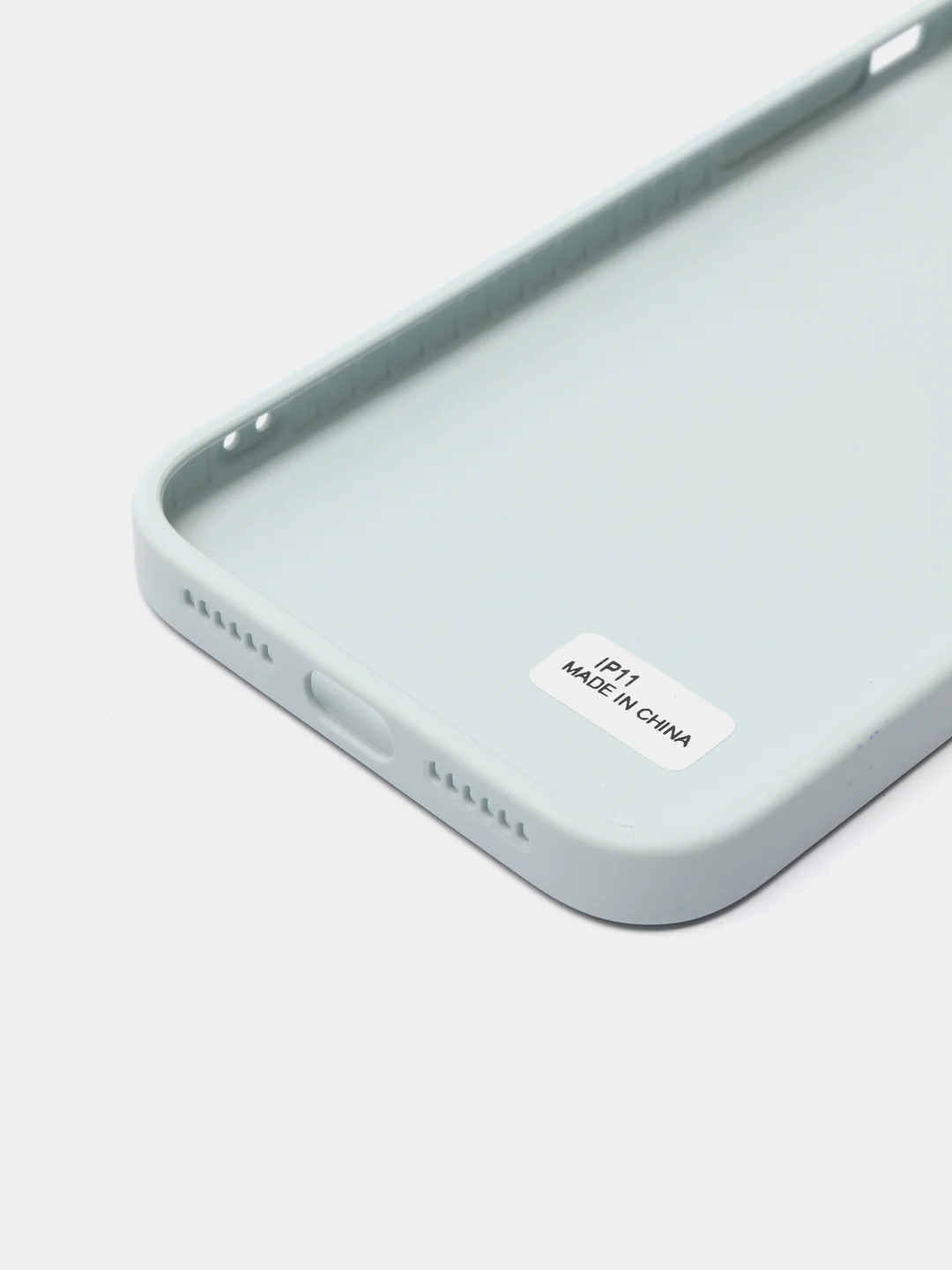 Ледяной чехол для iPhone 11, силиконовый, со стеклянной панелью