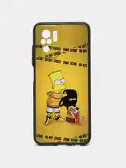 Желтый чехол с рисунком на Poco M5s, Xiaomi Redmi Note 10 и Note 10S (Поко М5с и Редми Нот 10)