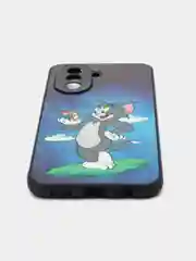 Синий чехол с рисунком на Huawei Nova Y70 (Хуавей Нова У70)