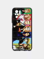 Лимонный чехол с рисунком на Poco M5s, Xiaomi Redmi Note 10 и Note 10S (Поко М5с и Редми Нот 10)