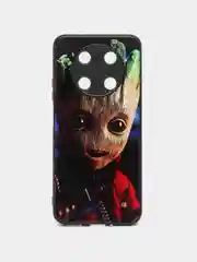 Терракотовый чехол с рисунком на Huawei Nova Y90