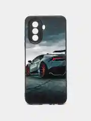 Хром чехол с рисунком на Huawei Nova Y70 (Хуавей Нова У70)